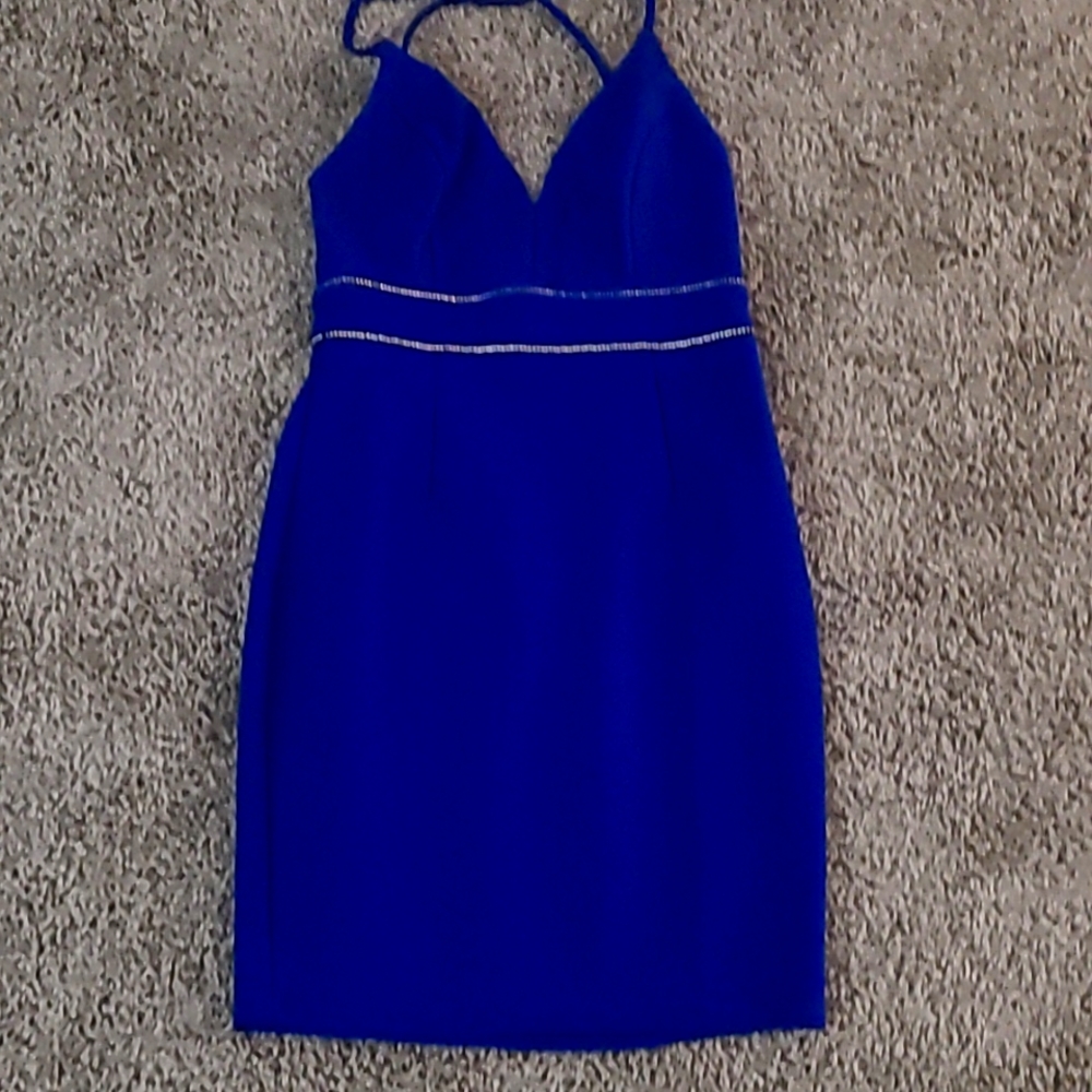 Blue dress